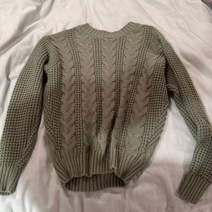 American eagle dark green sweater